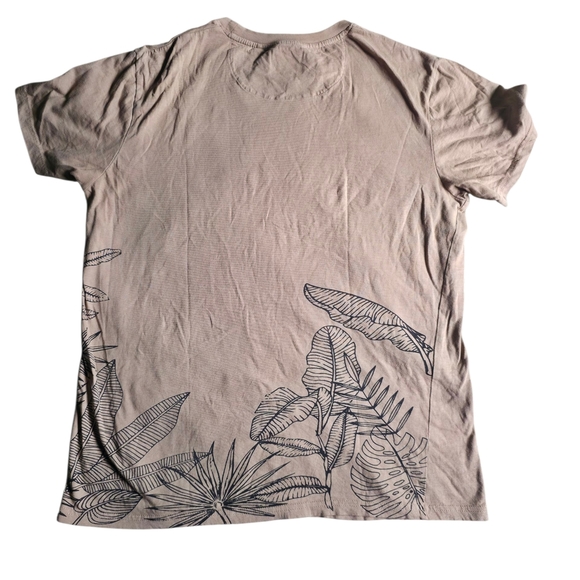 Men's Brown Graphic T-Shirt Size L - Picture 2 of 2